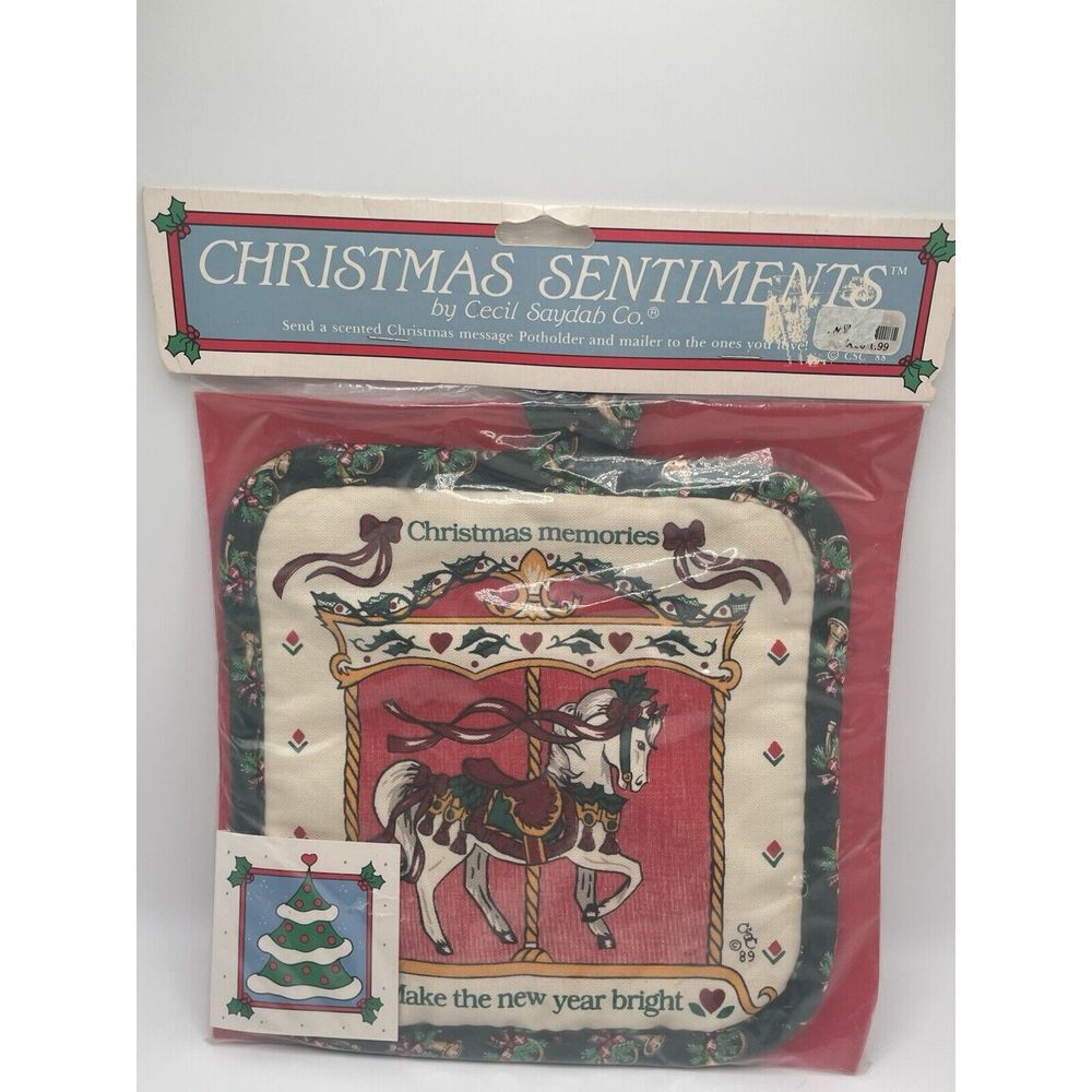 Vintage New‎ In Package Holiday Pot Holder